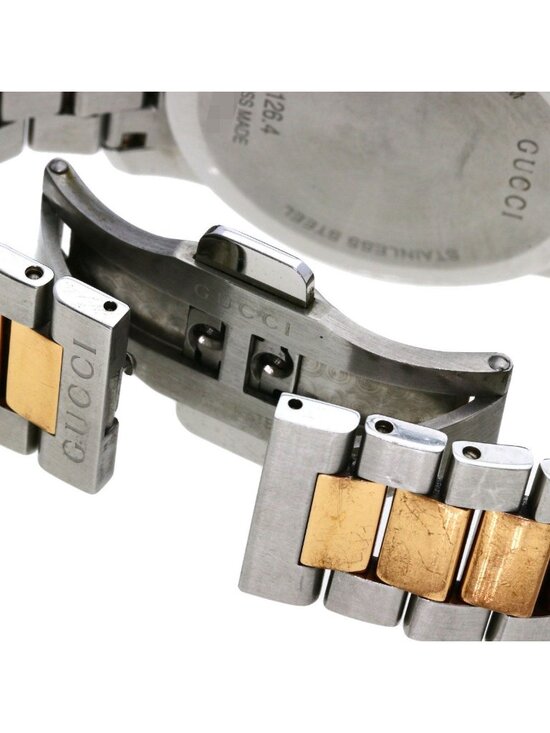 Gucci 126.4 Round Face Watch SS Ssxpgp main image 9